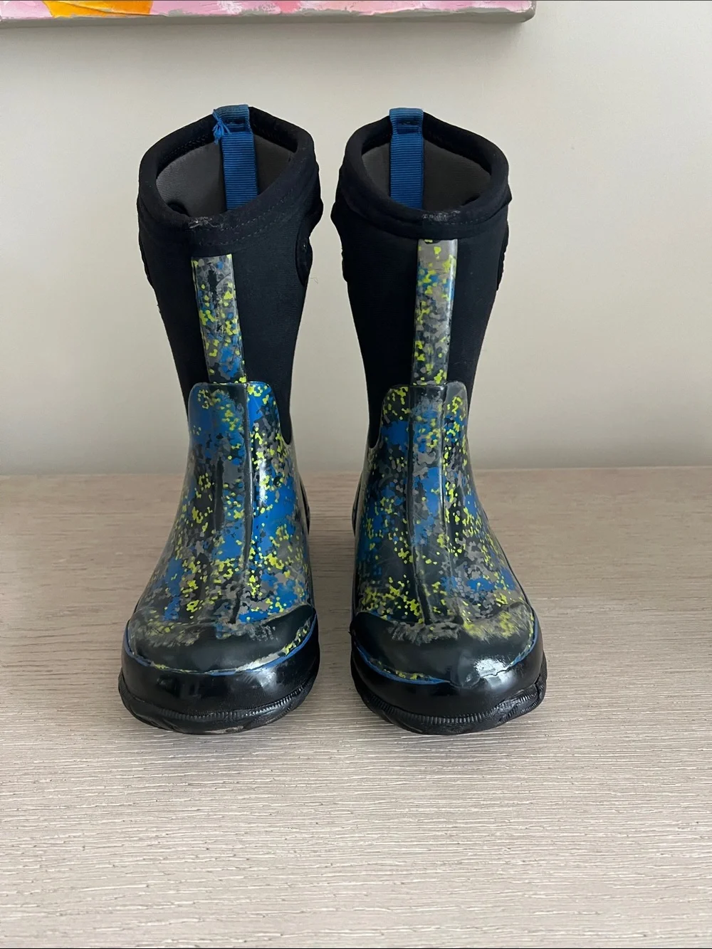 Kids BOGS waterproof winter Rain Boots size 12